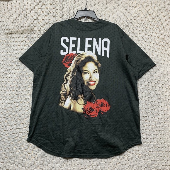 Selena Quintanilla Jersey Shirt Men's  2XL Gray Short Sleeve Dreams Of You 1971 - Picture 1 of 9